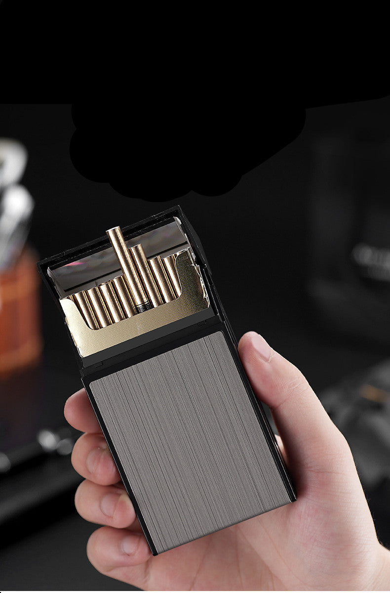 Ladies 20 Plastic Cigarette Case With Lengthened 5.5 Thin Cigarettes